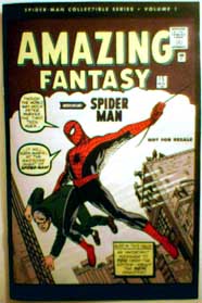 Amazing Fantasy #15 — the debut issue of Spider-Man.