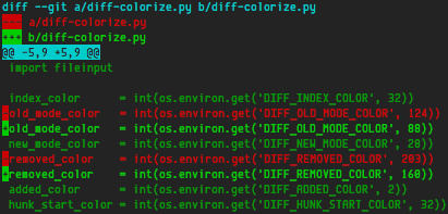 Here's a screenshot showing the colored and highlighted output in Terminal.